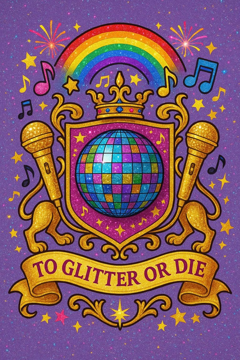 House of Glitter family crest